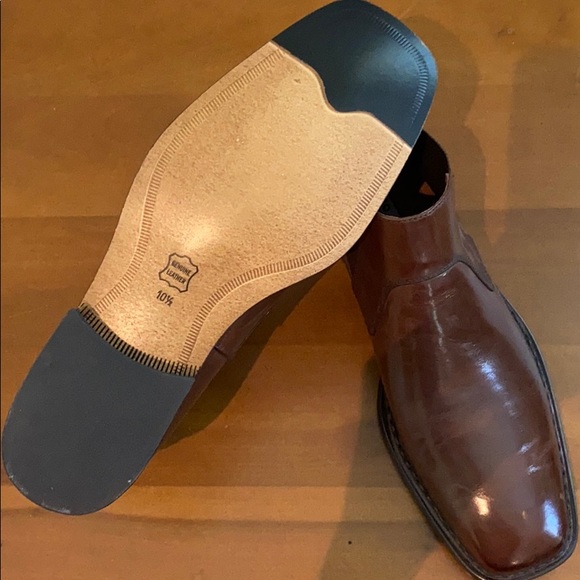 Genuine leather brown boots - Picture 3 of 3